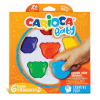 Carioca Maci formájú Baby Teddy zsírkréta 6 db-os - Carioca