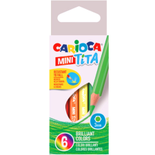 Carioca : Mini Tita törésálló színesceruza szett 6db-os színes ceruza