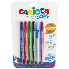 Carioca OOPS radírozható golyóstoll szett 6db-os - Carioca toll