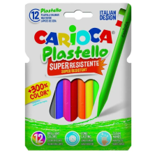 Carioca - Plastello zsírkréta 12 db-os kréta, festék és papír