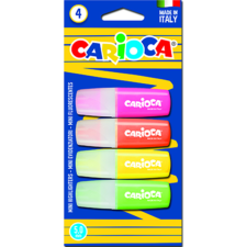 Carioca Színes mini szövegkiemelő szett 4db-os - Carioca filctoll, marker