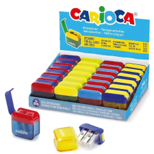 Carioca Tartályos két lyukú színes hegyező többféle 1db - Carioca hegyező
