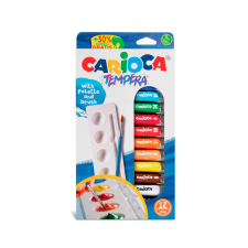 Carioca - Tempera 12 db-os ecsettel tempera