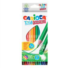 Carioca Tita színes ceruza radírral 12 db színes ceruza