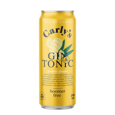  Carly's Groovy Ginger gin & tonic RTD DRS (0,25L / 4,9%) gin