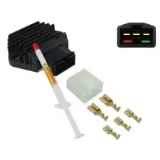 Carmo CARR581 + Contra + Paszta Honda MOSFET feszültségszabályzó egyenirányító Carmo Elektronika Feszültségszabályozók egyéb motorkerékpár alkatrész