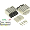 Carmo SH653-12, SH635-12, SH610-12, SH636A-12, SH580-12 feszültségszabályzó egyenirányító + komplett ellen-csatlakozó Carmo Elektronika Feszültségszabályozók