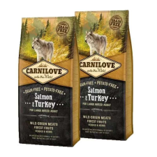 Carnilove Adult Large Salmon &amp; Turkey- Lazac és Pulyka Hússal 2x12kg kutyaeledel