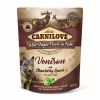 Carnilove Adult Paté Venison & Strawberry Leaves (szarvas-eperlevél) 300 g