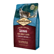  Carnilove Cat Adult Salmon – Lazac – Sensitive&Long Hair – 2 kg macskaeledel