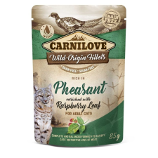 Carnilove Cat tasakos Pheasant with Raspberry Leaves - Fácán málnalevéllel 85g macskaeledel