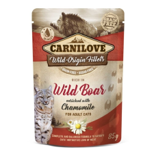 Carnilove Cat Wild Boar &amp; Chamomile (vaddisznó-kamilla) 85 g macskaeledel