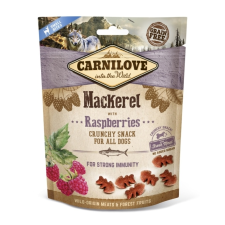 Carnilove Crunchy Snack Mackerel &amp; Raspberries (makréla-málna) 200 g jutalomfalat kutyáknak