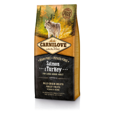 Carnilove Dog Adult Salmon&Turkey Large - Lazac&Pulyka 2x4kg kutyaeledel