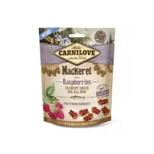  Carnilove Dog Crunchy Snack makrélahússal és málnával 200g jutalomfalat kutyáknak