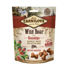  Carnilove Dog Crunchy Snack Vaddisznóhús Csipkebogyóval 200 g jutalomfalat kutyáknak