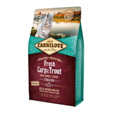 Carnilove Fresh Adult Cat Carp&amp;Trout Sterilised (ponty-pisztráng) 2 kg macskaeledel