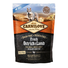 Carnilove Fresh Adult Dog Small Ostrich &amp; Lamb Excellent Digestion- Strucc és Bárány Hússal 1,5kg macskaeledel
