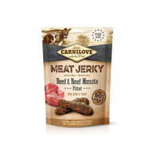 Carnilove Jerky Snack Beef with Beef Muscle Fillet - marha filé 100g jutalomfalat kutyáknak
