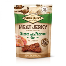 Carnilove Jerky Snack Chicken with Pheasant Bar - csirke&amp;fácán 100 g jutalomfalat kutyáknak