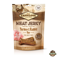 Carnilove Jerky Snack Turkey &amp; Rabbit Bar – pulyka &amp; nyúl 100g jutalomfalat kutyáknak
