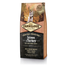 Carnilove Puppy Large Salmon & Turkey-Lazac-Pulyka Hússal 12kg macskaeledel
