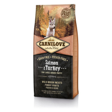 Carnilove Puppy Large Salmon &amp; Turkey-Lazac-Pulyka Hússal 12kg macskaeledel