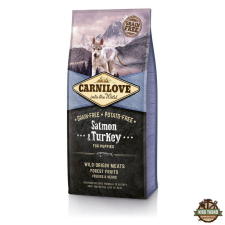 Carnilove Puppy Salmon & Turkey - Lazac-Pulyka Hússal 12kg kutyaeledel