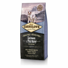 Carnilove Puppy Salmon & Turkey - Lazac-Pulyka Hússal 12kg kutyaeledel