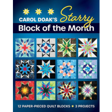Carol Doak's Starry Block of the Month idegen nyelvű könyv