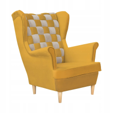  Carol Duo Skandináv Szárnyas Karosszék Family Furniture Mézszürke Csíkok bútor