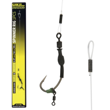 Carp Academy Spinner Rig Curved Shank bojlis előkötött horog 1db - 6 horog