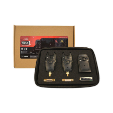 CARP EXPERT MAX1 BITE ALARM 3+1 PIROS,SÁRGA, KÉK kapásjelző