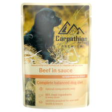 Carpathian Alutasak Kölyök Kutyának 100G Marha Szószban kutyaeledel