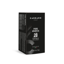 Carraro puro arabica premium kávékapszula nespresso kompatibilis 20 db reform élelmiszer