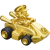 Carrera 2,4GHz Mario Kart Mini RC Távirányítós autó figurával - Mario Gold (370430031)