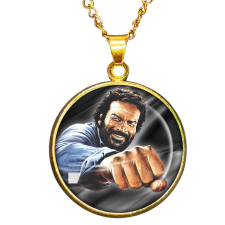 CARSTON Elegant Bud Spencer – medál lánccal nyaklánc