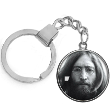 CARSTON Elegant John Lennon kulcstartó ezüst vagy arany színben kulcstartó