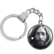 CARSTON Elegant John Lennon kulcstartó ezüst vagy arany színben kulcstartó