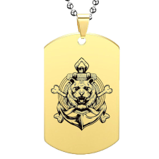  CARSTON Oroszlános medál lánccal, választható több formában és színben medál