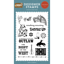 Carta Bella Cowboys Saddle Up Szilikonbélyegző Clear Stamps (1 db) bélyegző