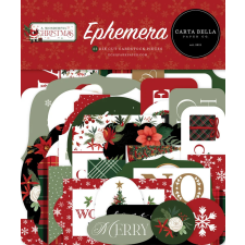 Carta Bella Kivágatok - Ephemera - A Wonderful Christmas (1 csomag) matrica