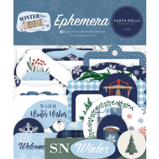 Carta Bella Kivágatok - Ephemera - Wintertime (1 csomag) matrica