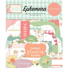 Carta Bella Kivágatok Here Comes Spring Ephemera (1 ív) matrica