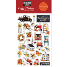 Carta Bella Pufi matrica - Puffy Stickers - Fall Fun (1 ív) matrica