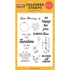 Carta Bella Sunflower Summer Keep Blooming Szilikonbélyegző Clear Stamps (1 db) bélyegző