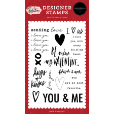 Carta Bella Szilikonbélyegző - Clear Stamps - I Heart Us - My Valentine (1 db) bélyegző