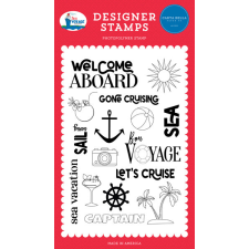 Carta Bella Szilikonbélyegző - Clear Stamps - Welcome Aboard - Bon Voyage (1 db) bélyegző