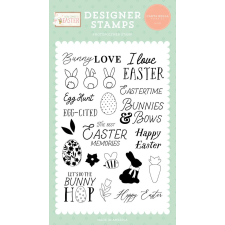 Carta Bella Szilikonbélyegző Here Comes Easter Bunny Hop Clear Stamps (1 ív) bélyegző