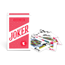 Cartaco Joker szimpla römi piros hátlappal társasjáték